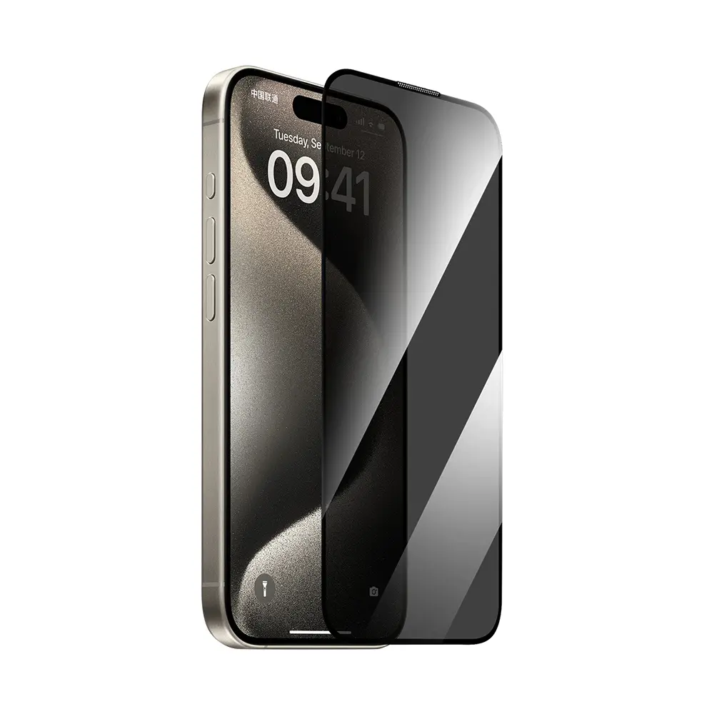 iPhone 13 Pro Max Temperli Privacy Cam Ekran Koruyucu - Wiwu GT-011