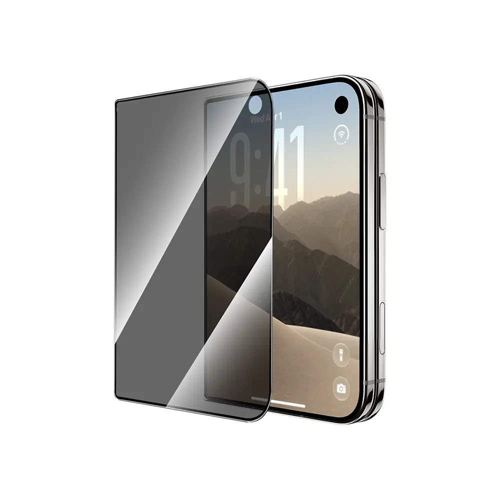 iPhone Duo Wiwu GT-034 3D Hayalet Ekran Koruyucu, Gizlilik Camı