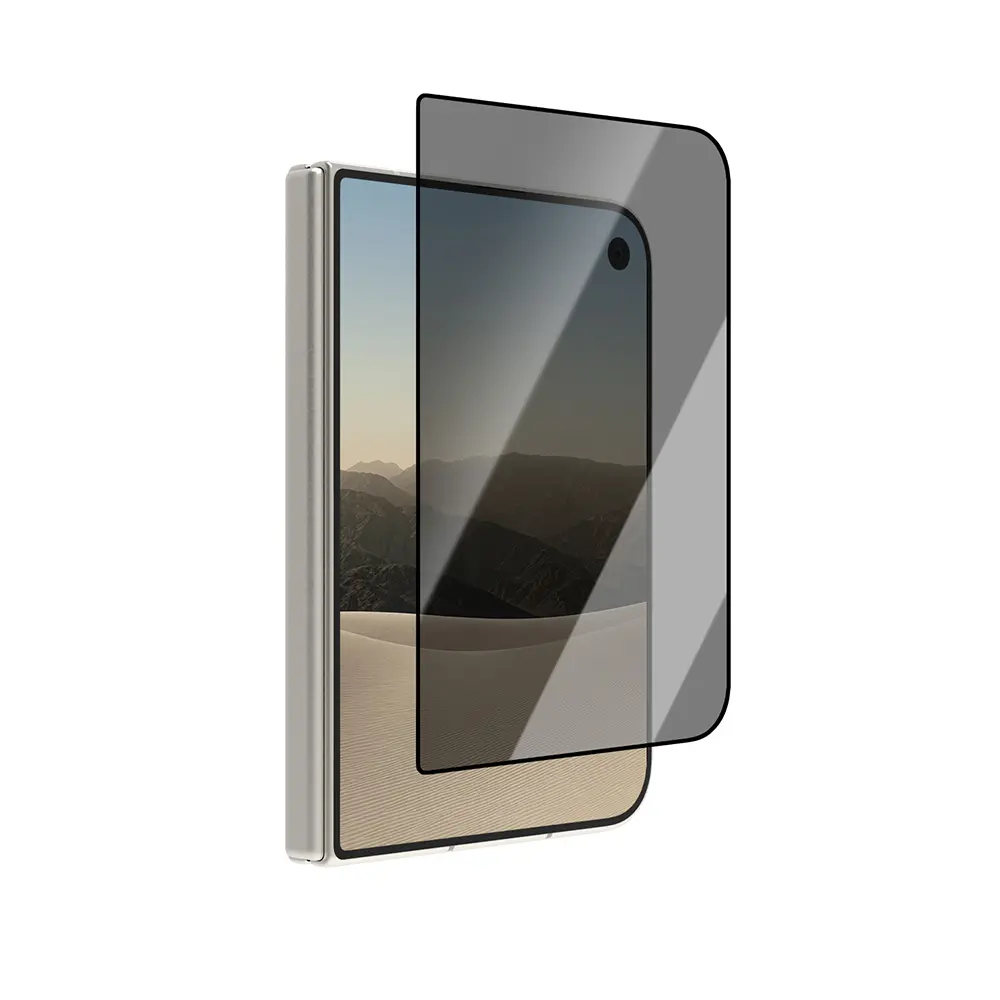 iPhone Duo 2.5D Eyesafe Mavi Işık Filtreli Privacy Temperli Cam Ekran Koruyucu - CaseWorld Applicator