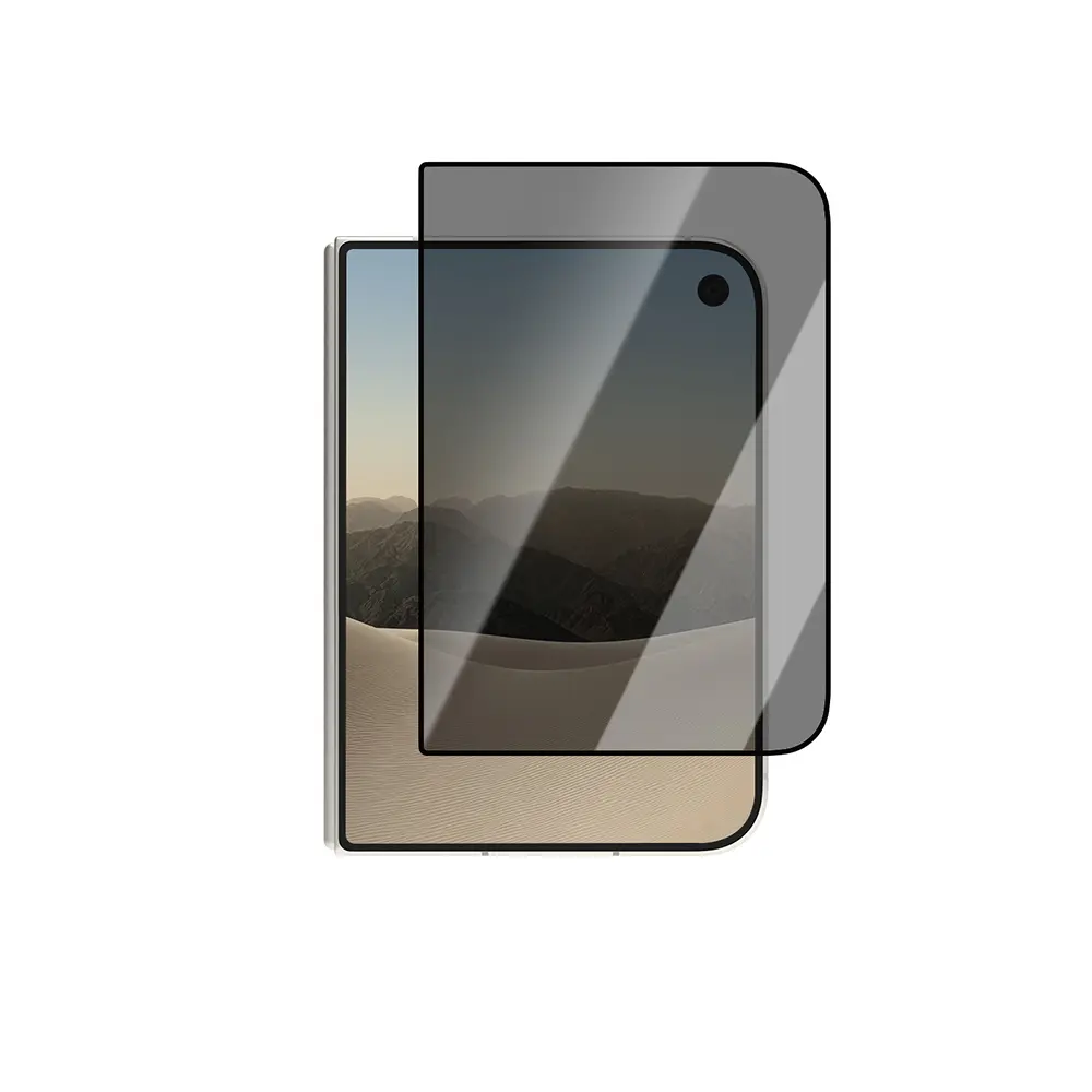 iPhone Duo 2.5D Eyesafe Mavi Işık Filtreli Privacy Temperli Cam Ekran Koruyucu - CaseWorld Applicator