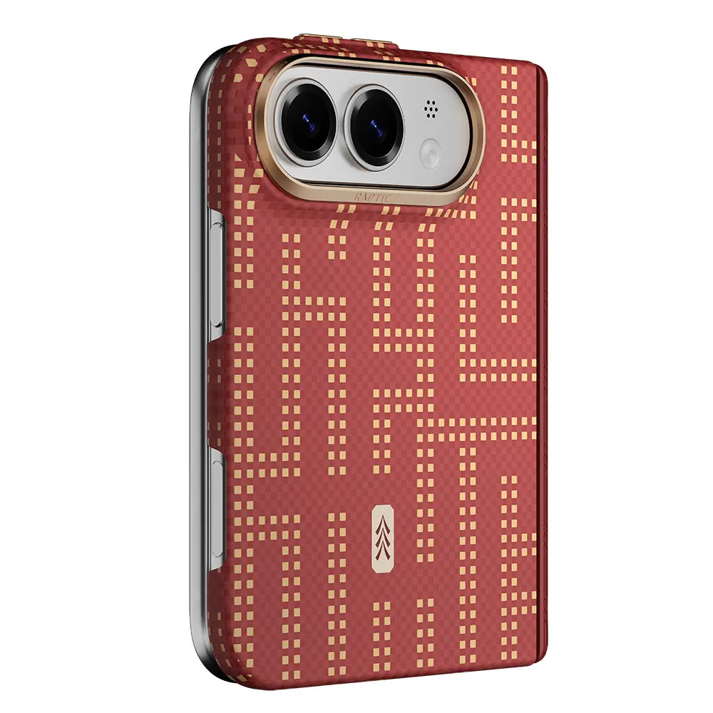 iPhone Duo MagSafe Uyumlu Aramid Dokulu Kılıf - Raptic SkinPro Grid