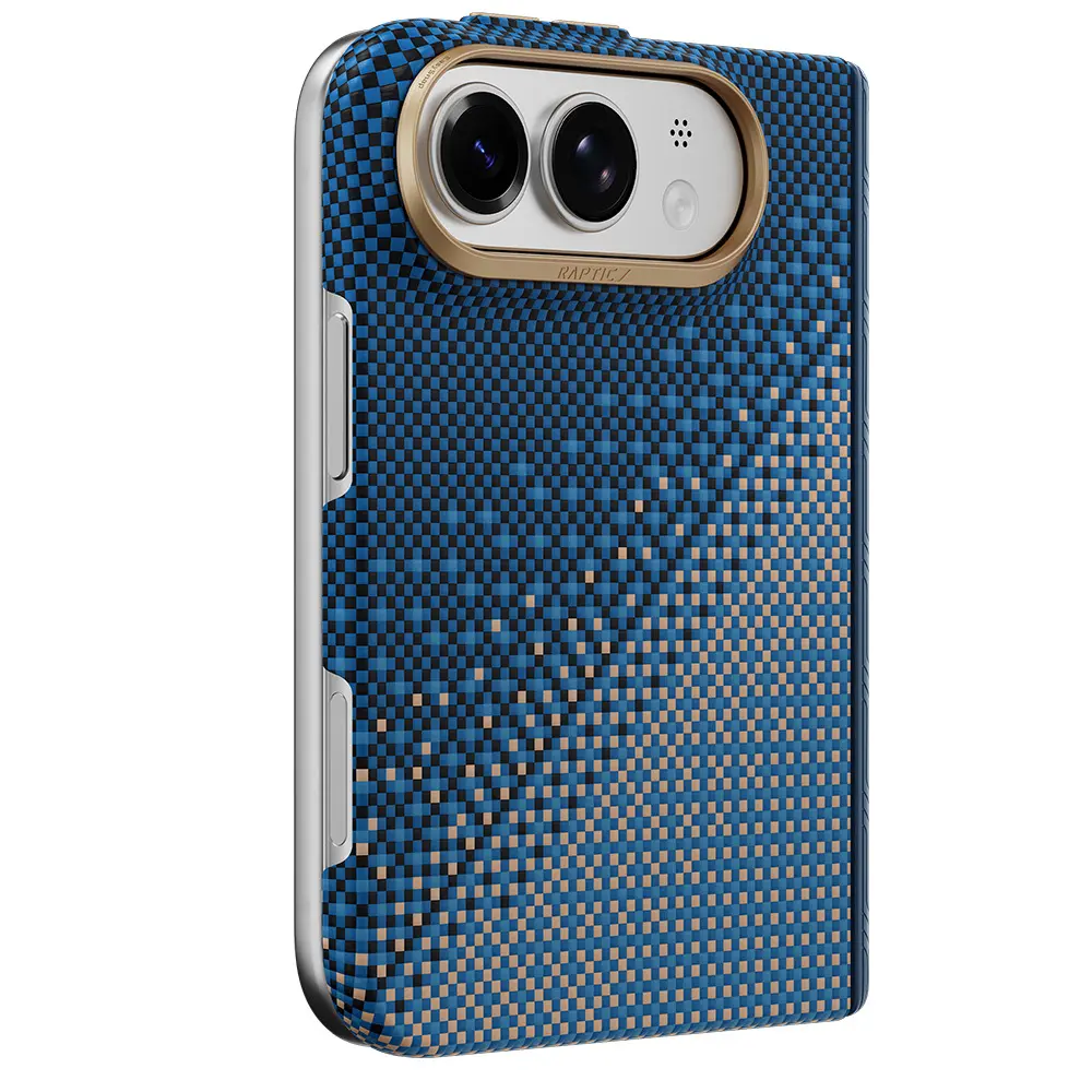 iPhone Duo MagSafe Uyumlu Aramid Dokulu Kılıf - Raptic SkinPro Serenity