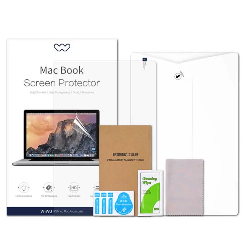 MacBook Pro 14" (2023, A2779) Ekran Koruyucu - Wiwu Ultra İnce PET