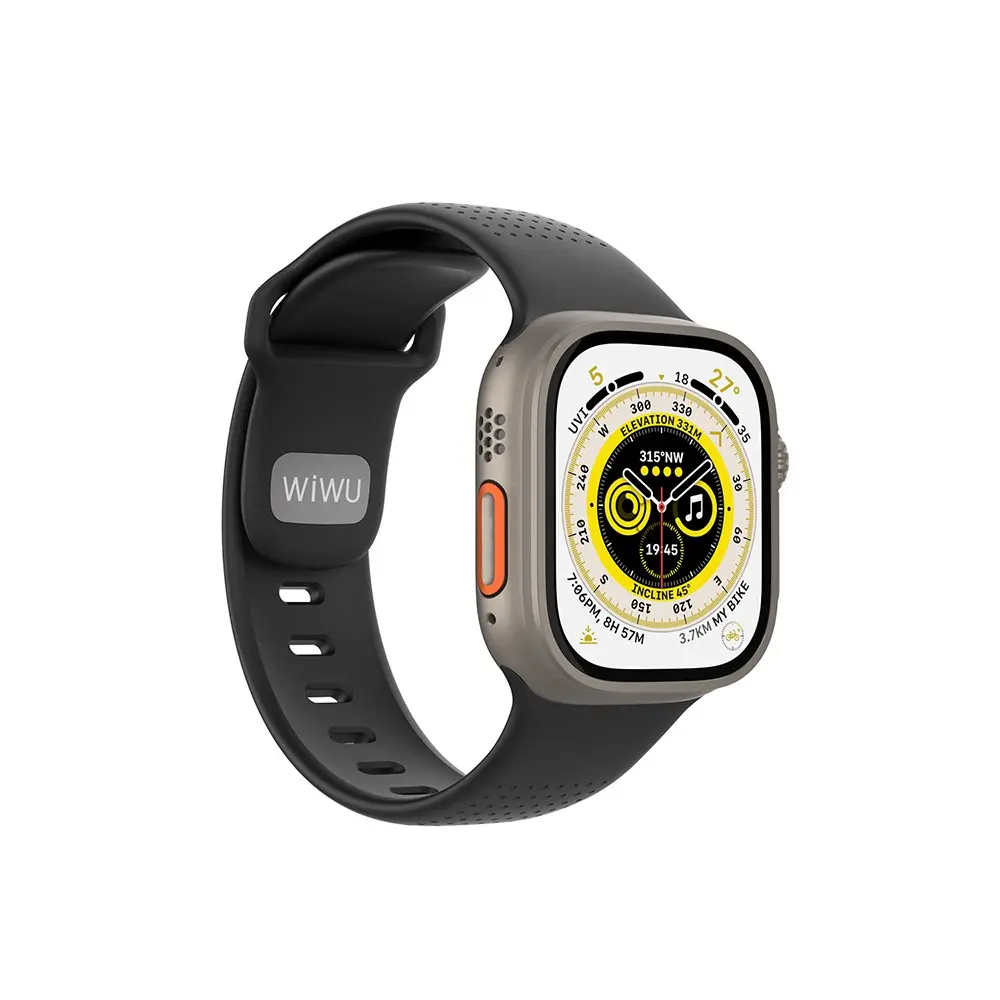 Apple Watch 46 mm Silikon Kordon - Wiwu Comf Secur Serisi