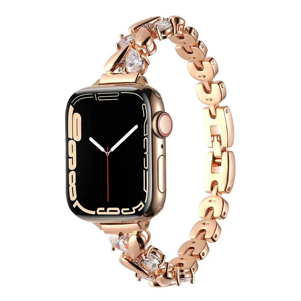 Apple Watch 38 mm Uyumlu Metal Saat Kordonu - Zore KRD-103