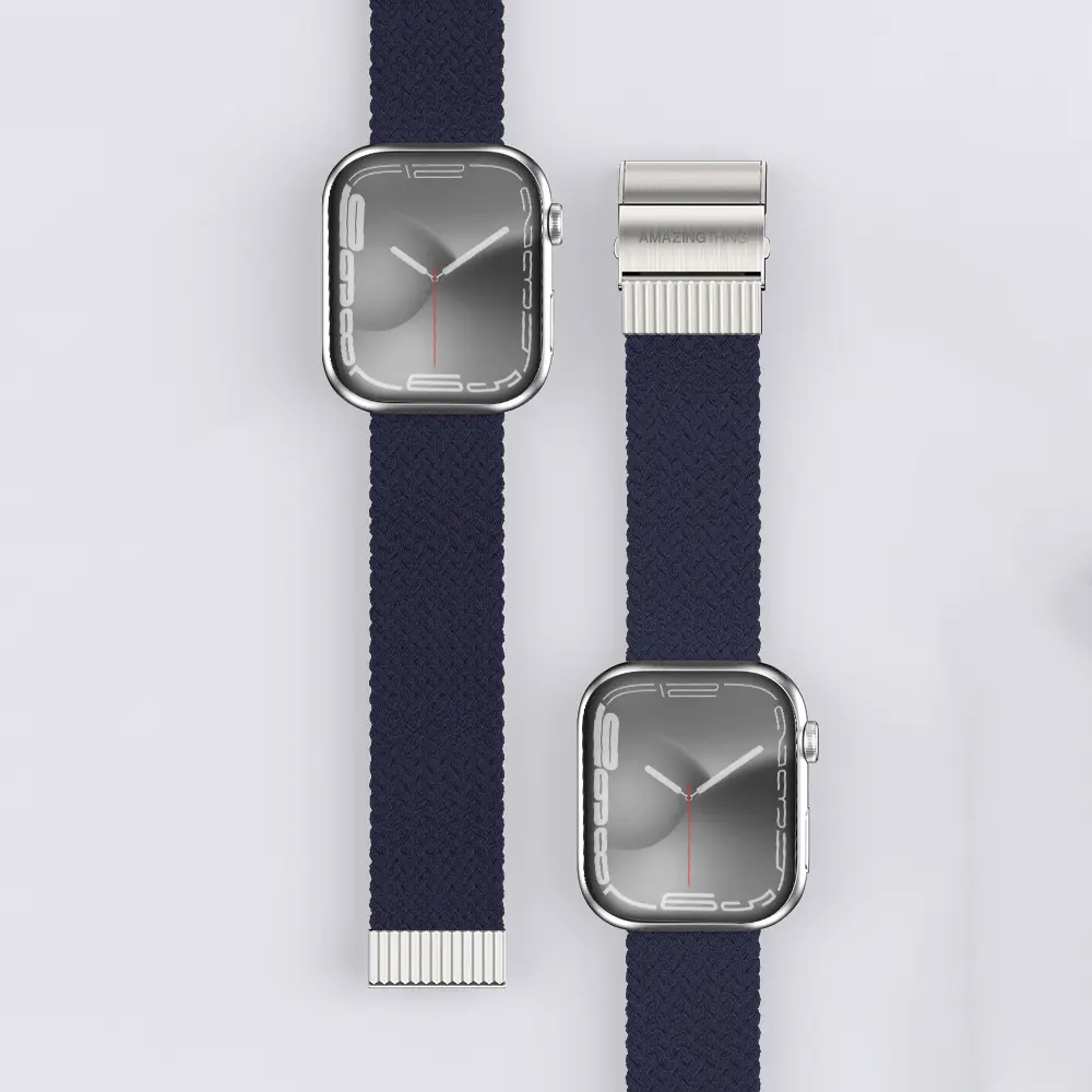Apple Watch 38 mm Örgü Kordon - Amazingthing Titan Weave 2 Sport