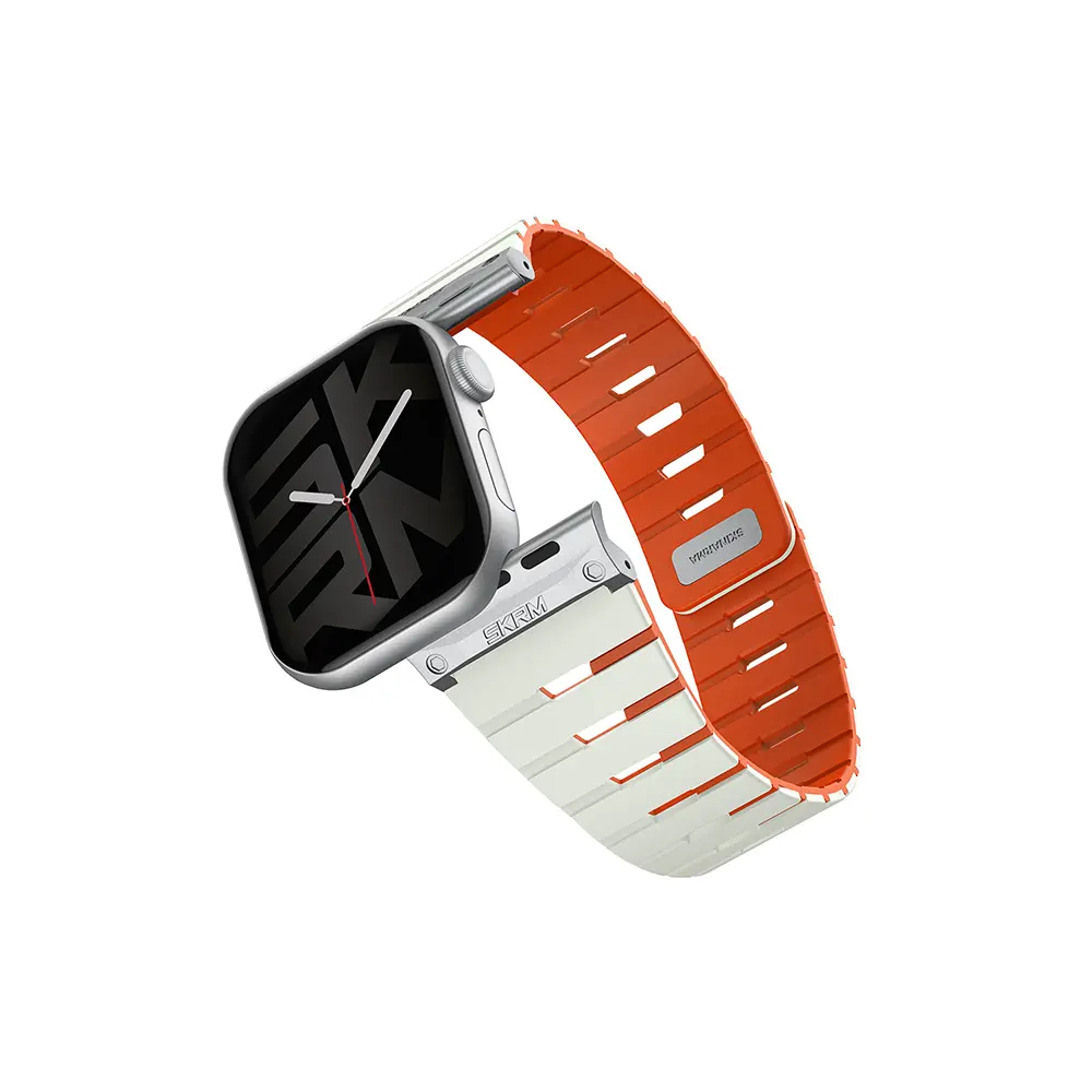 Apple Watch 38 mm Manyetik Silikon Kordon - Skinarma Gemini