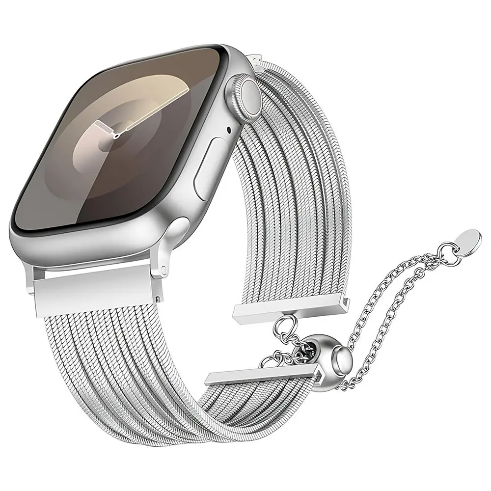 Apple Watch 40 mm Paslanmaz Çelik Hasır Kordon - Zore KRD-137