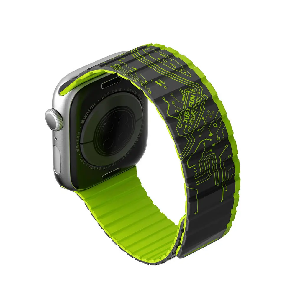 Apple Watch 40 mm Manyetik Tak Çıkar Silikon Kordon - Youngkit Technological