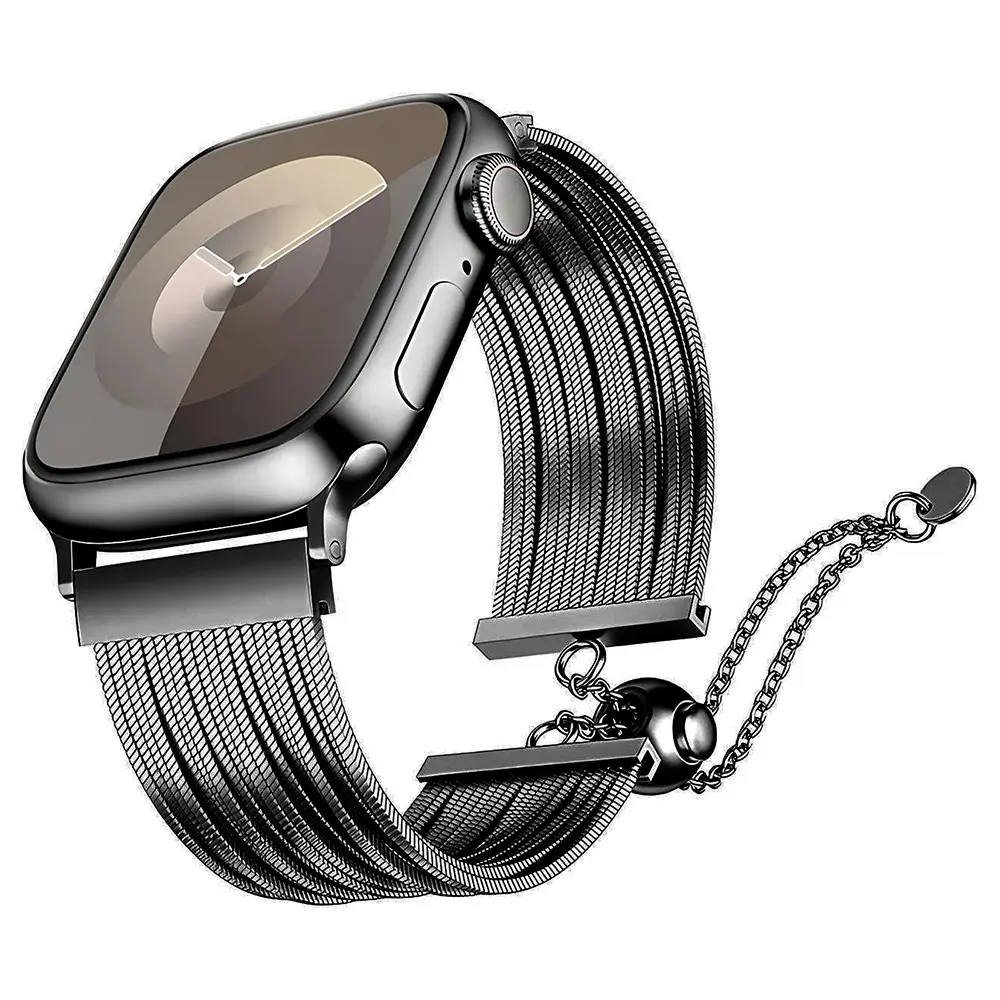 Apple Watch 42 mm Metal Hasır Kordon - Zore KRD-137