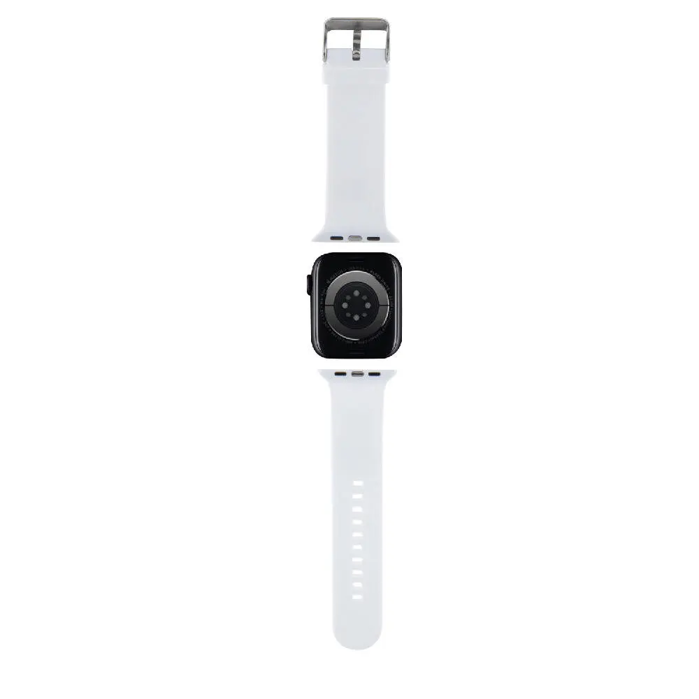 Apple Watch 42 mm Silikon Kordon - Karl Lagerfeld İkonik Karl & Choupette