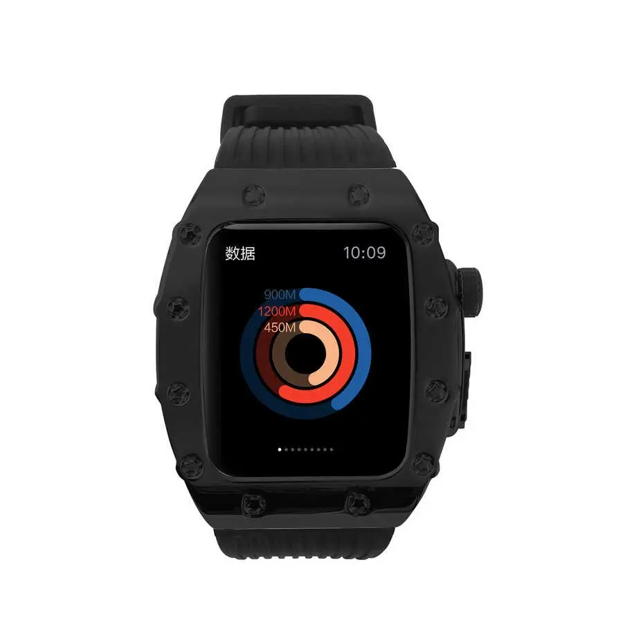 Apple Watch 44 mm Uyumlu Metal Tokalı Kordon - Zore KRD-65