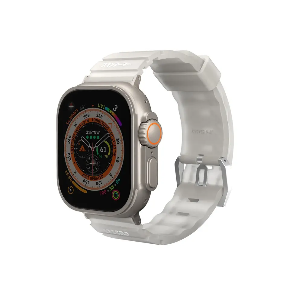 Apple Watch 44 mm Silikon Kordon - SkinArma New Shokku