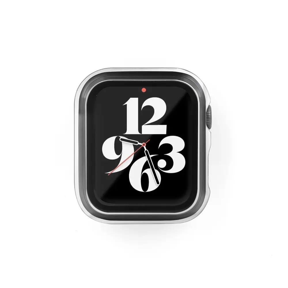 Apple Watch 41 mm Sert Silikon Kasa ve Ekran Koruyucu - Skinarma Gado