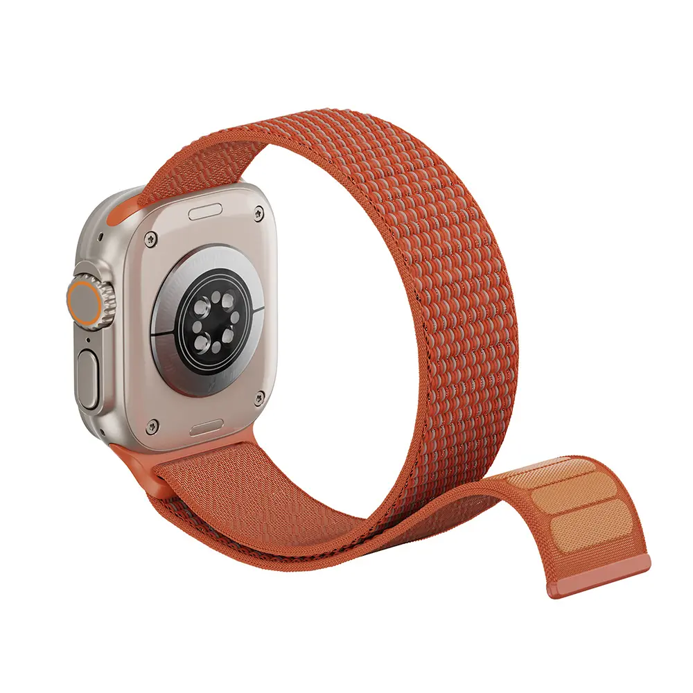 Apple Watch 45 mm Hasır Örgü Saat Kordonu - Wiwu WB501 CloudFlex