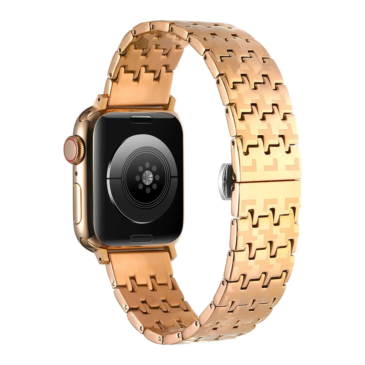 Apple Watch 45 mm Metal Saat Kordonu - Zore KRD-86
