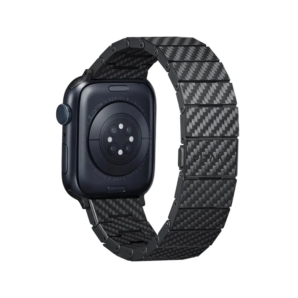 Apple Watch Uyumlu Karbon Fiber Saat Kordonu - Pitaka Modern Serisi