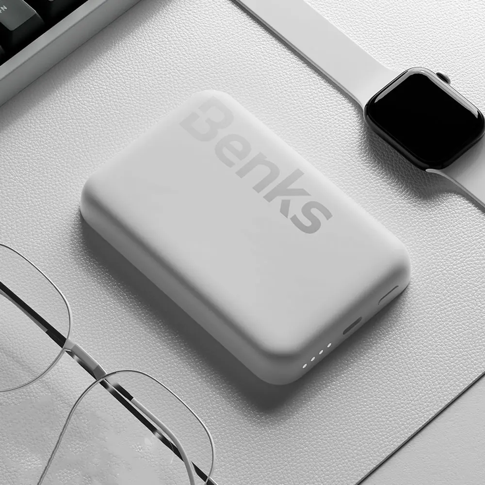 Benks MP10 MagSafe Uyumlu Manyetik Powerbank, 6000 mAh