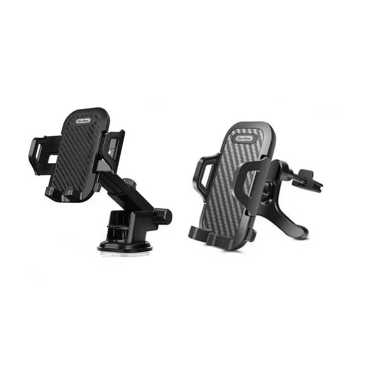 Go Des GD-HD693 2'si 1 Arada Araç Telefon Tutucu, 360 Derece Dönebilen