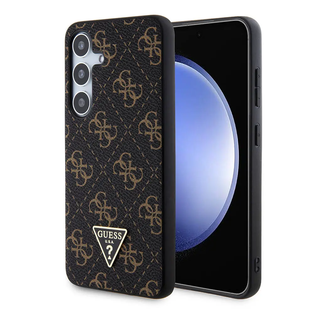 Galaxy S24 Kılıf, Lisanslı Guess 4G Desenli PU Kapak