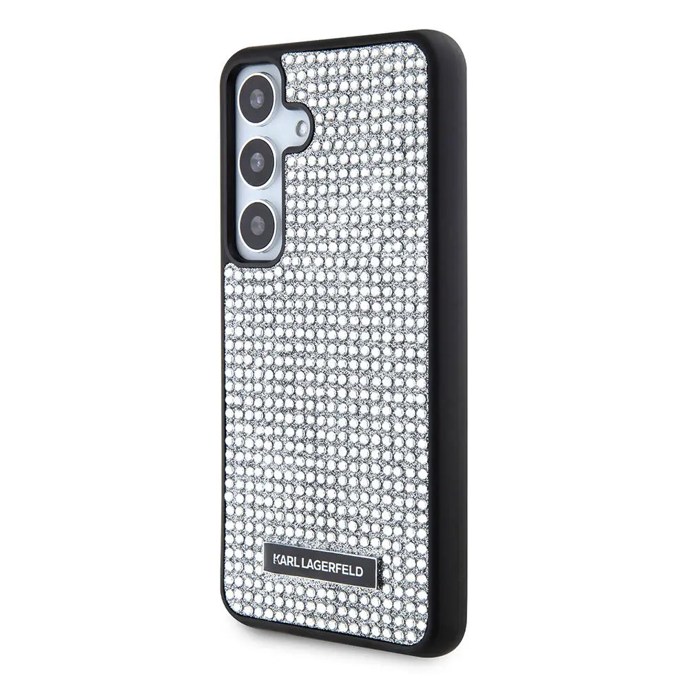 Galaxy S24 Taşlı Metal Logo Kılıf - Karl Lagerfeld Lisanslı