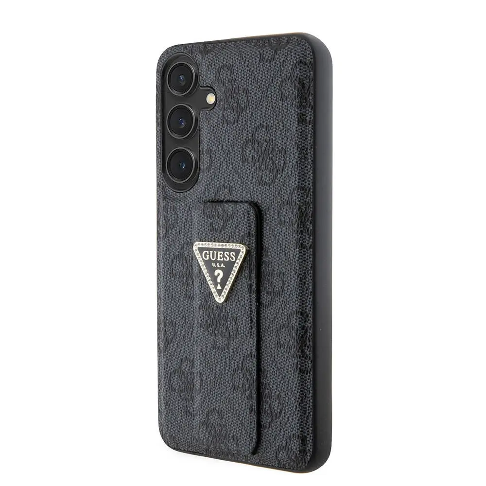 Galaxy S24 Plus Standlı Deri Kılıf, 4G Desenli - Guess