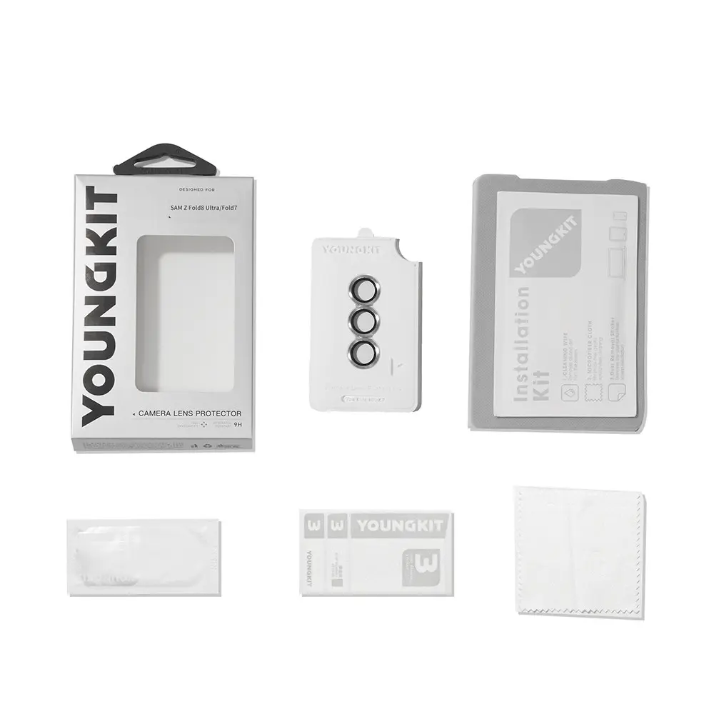 Galaxy Z Fold 7 Parlama Önleyici Kamera Lens Koruyucu - Youngkit Alloy Original