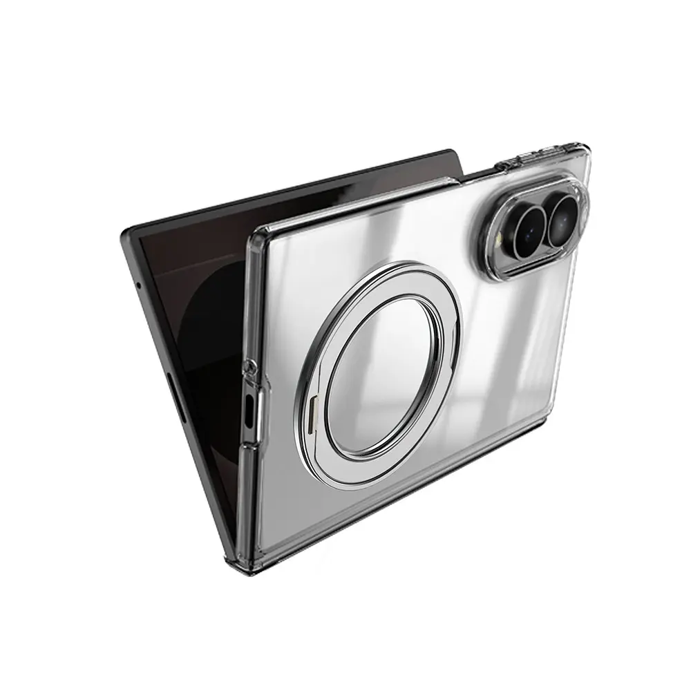 Galaxy Z Fold 8 MagSafe Uyumlu Şeffaf Standlı Kılıf - Wlons Pita