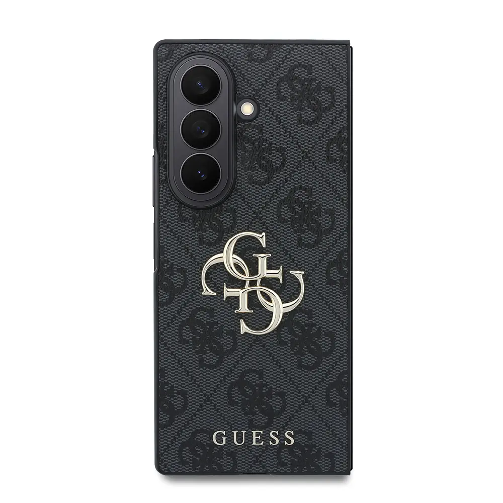 Galaxy Z Fold 8 Ultra Kılıf, Lisanslı PU Deri Kapak - Guess 4G