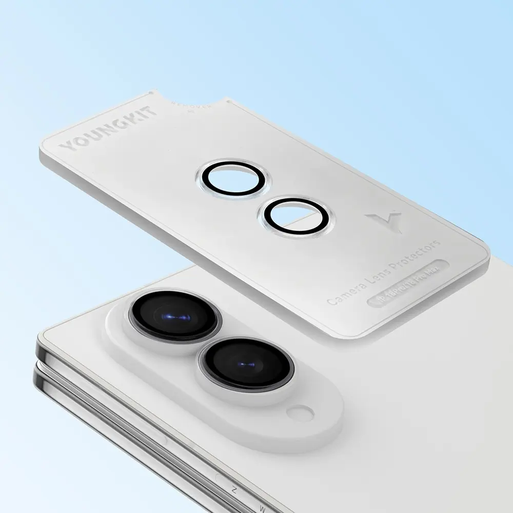 Galaxy Z Fold 8 Parlama Önleyici Kamera Lens Koruyucu - Youngkit Alloy Original