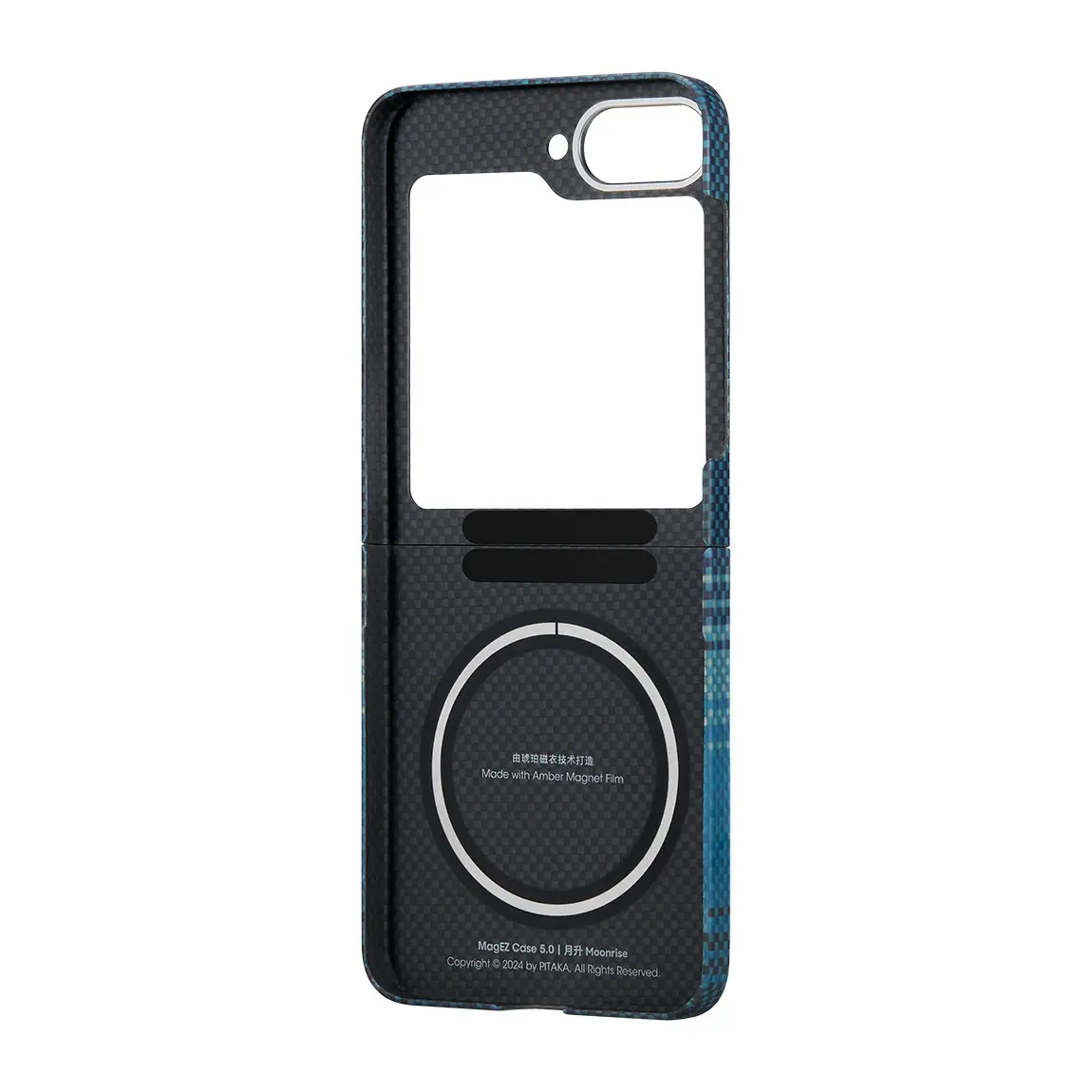 Galaxy Z Flip 6 MagSafe Uyumlu Aramid Fiber Kılıf - Pitaka Sunset-Moonrise