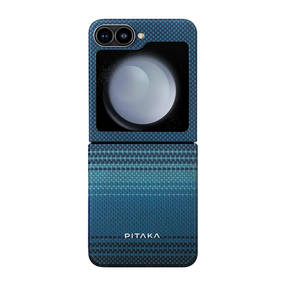 Galaxy Z Flip 6 MagSafe Uyumlu Aramid Fiber Kılıf - Pitaka Sunset-Moonrise