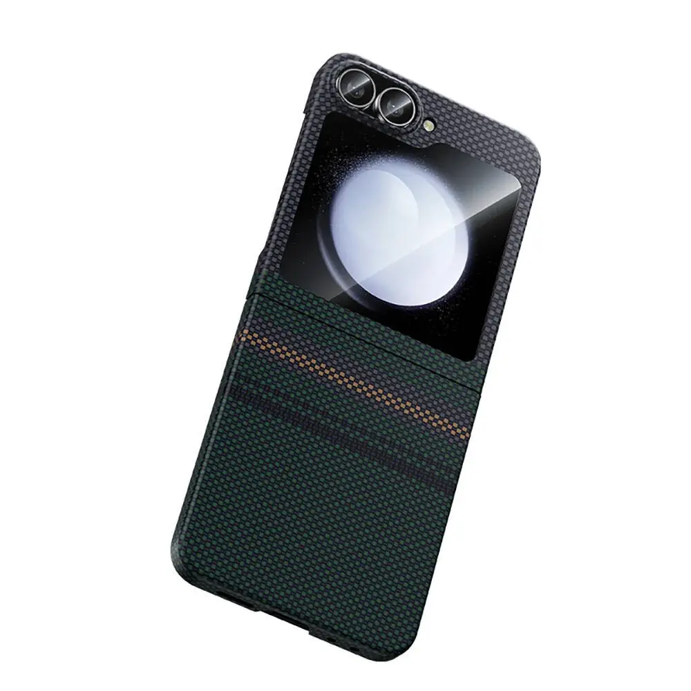Galaxy Z Flip 6 Kevlar Karbon Fiber Tasarımlı Kılıf - Benks Aurora ArmorAir