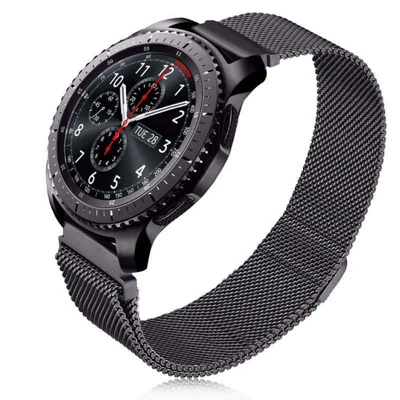 Samsung Gear S3 22mm Metal Saat Kordonu - Zore KRD-12
