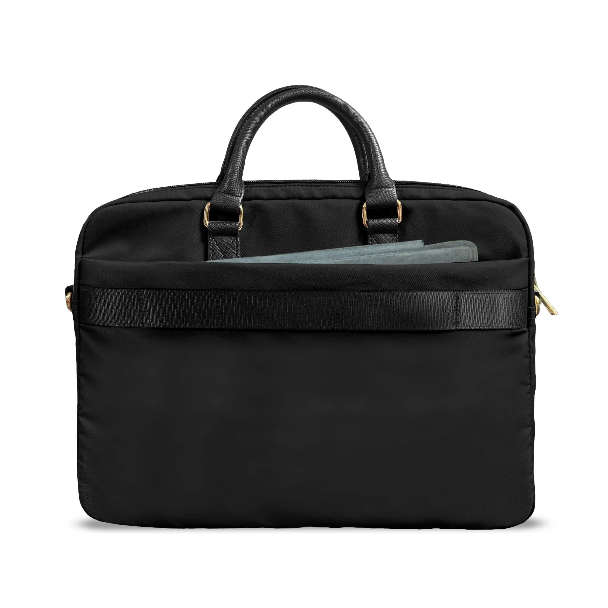Guess Lisanslı 15-16 inç Laptop Çantası, Naylon Kumaş ve Omuz Askılı