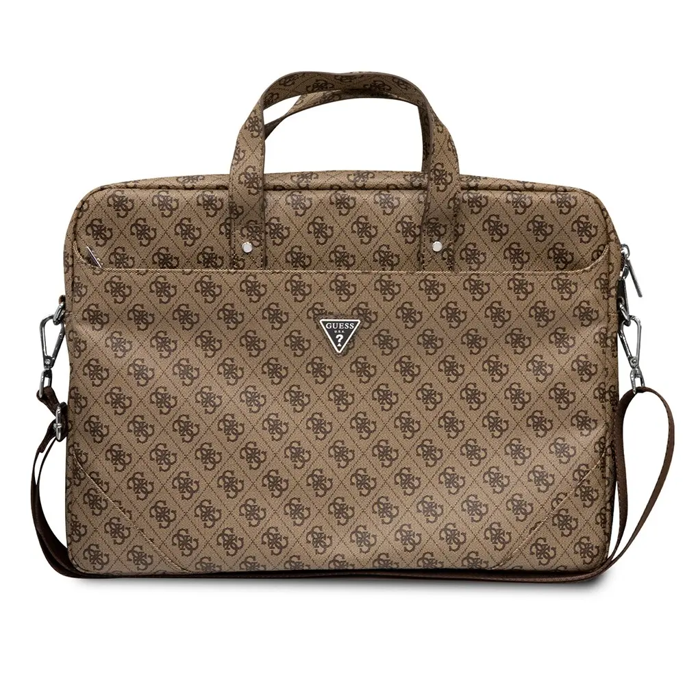 Guess 4G Desenli 15-16 inç Omuz Askılı Laptop Çantası