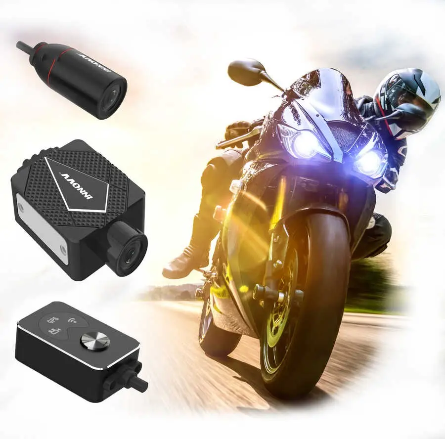 Innovv K5 Motosiklet Kamerası, Çift Kameralı 1080P ve IP67