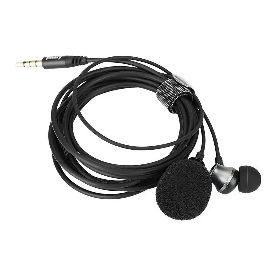 Jmary MC-R5 3.5mm Yaka Mikrofon, Tekli Kulaklık Çıkışlı