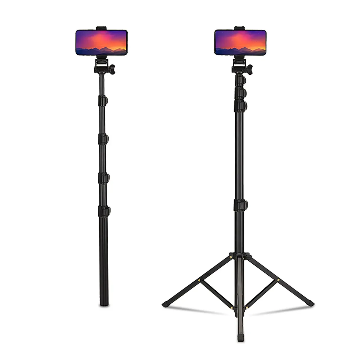 Jmary MT-39 2'si 1 Arada Monopod Tripod, 153 cm ve 360 Derece Başlık