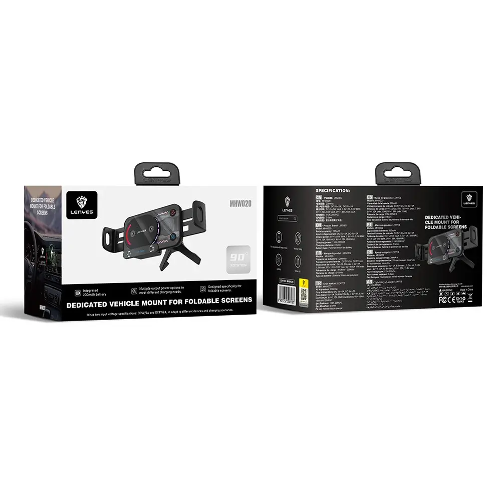 Lenyes MHW020 Havalandırma Montajlı 15W Kablosuz Şarjlı Araç Telefon Tutucu