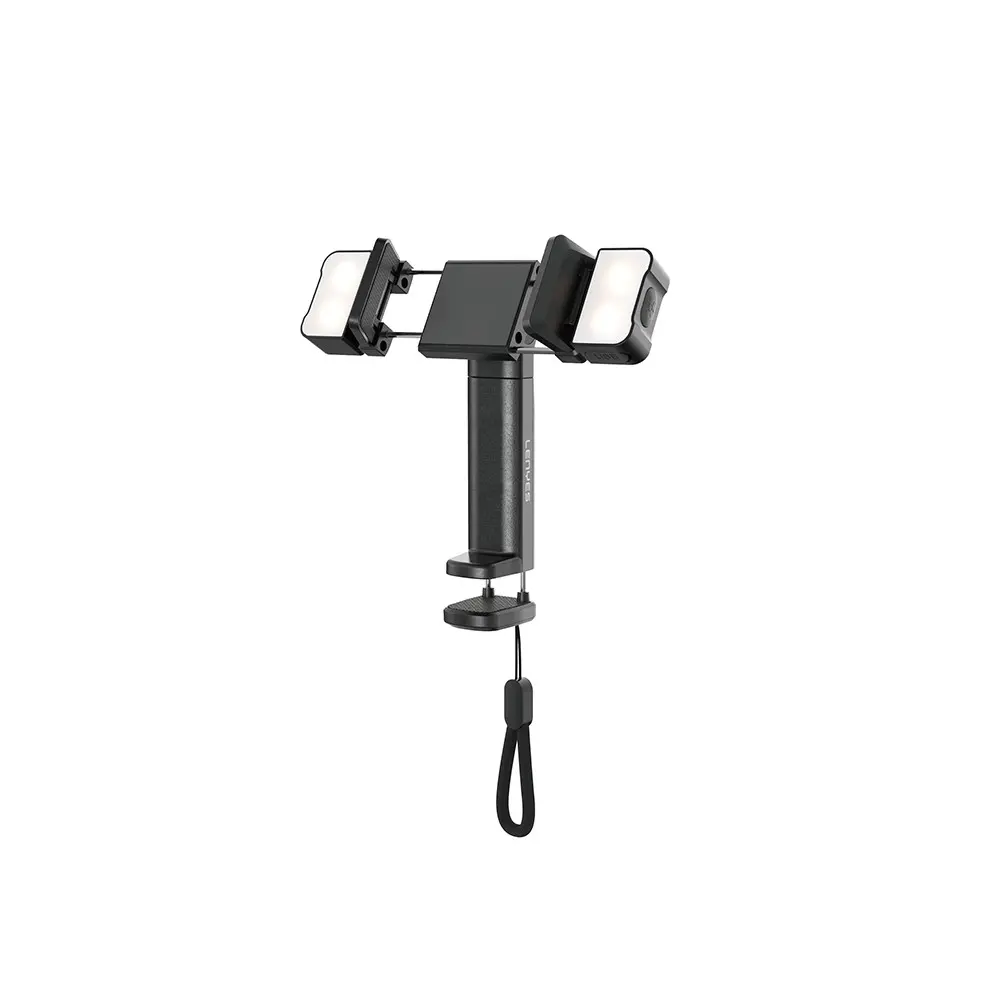 Lenyes CR204 360° Dönebilen Işıklı Telefon Tutucu ve Standı