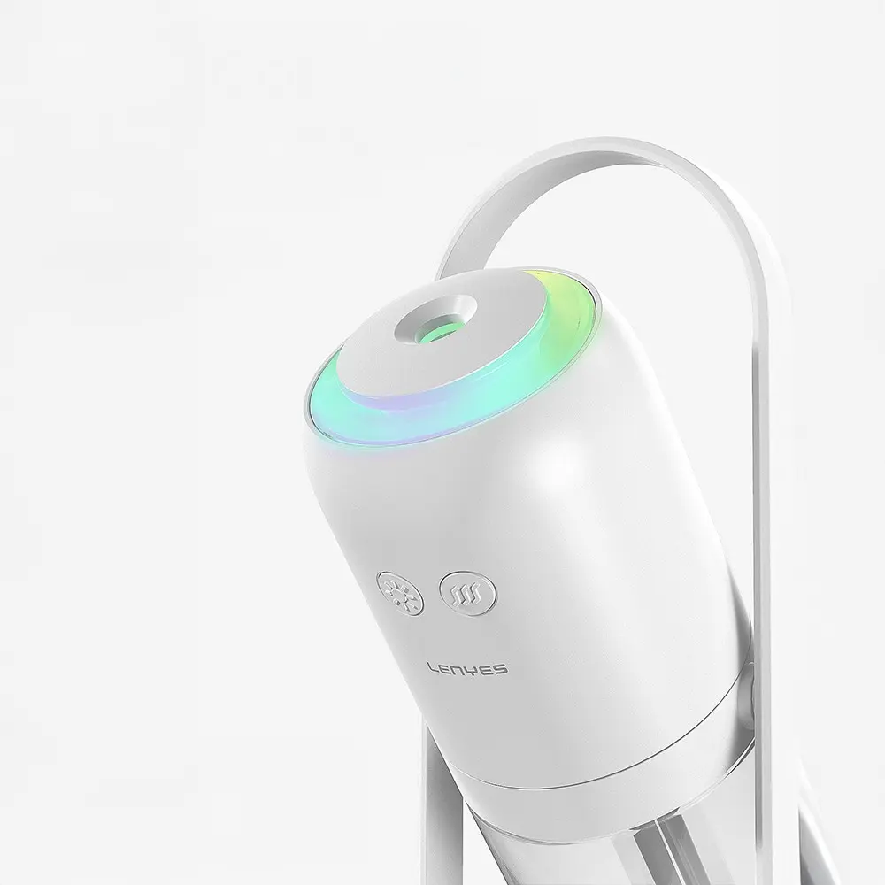 Lenyes LHU04 Kum Saati Tipi 360° Dönebilen RGB Işıklı Sessiz Hava Nemlendirici