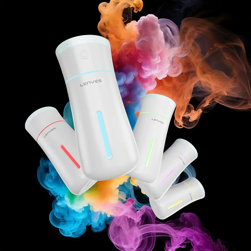 Lenyes LHU03 Vazo Tipi RGB Atmosfer Işıklı Sessiz Hava Nemlendirici