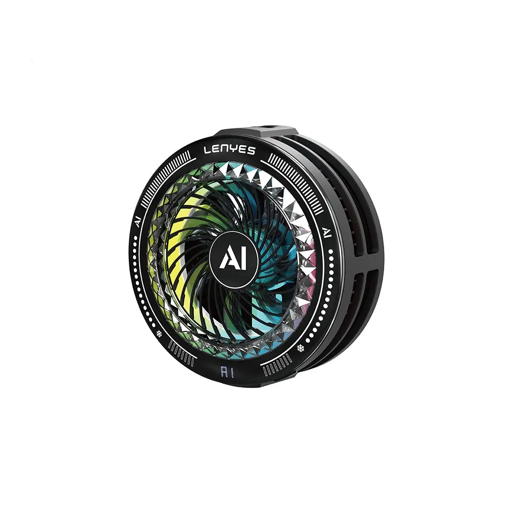 Lenyes LPC205 Telefon Soğutucu Fan, RGB Işıklı ve 15W