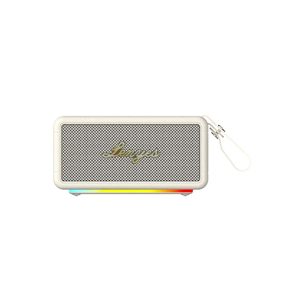 Lenyes S875 Elegance Taşınabilir Bluetooth Hoparlör, RGB Işıklı ve IPX6