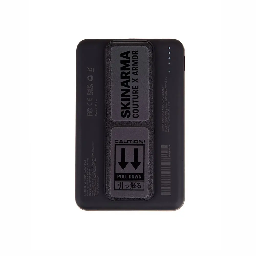 SkinArma Kira Kobai 5000mAh Standlı Manyetik Powerbank, 20W PD ve 15W Kablosuz Şarj