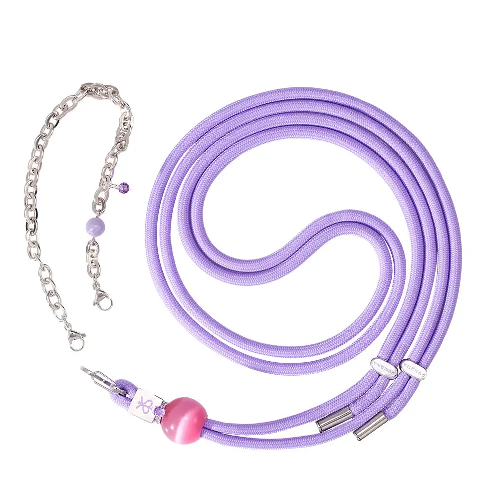 Pynana Charm Serisi 2 in 1 Halat Telefon Boyun Askı İpi, Ayarlanabilir