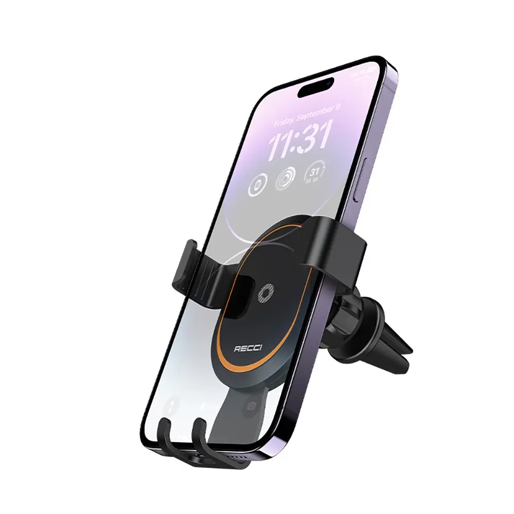 Recci RHO-C26 360° Dönebilen Havalandırma Tipi Araç Telefon Tutucu