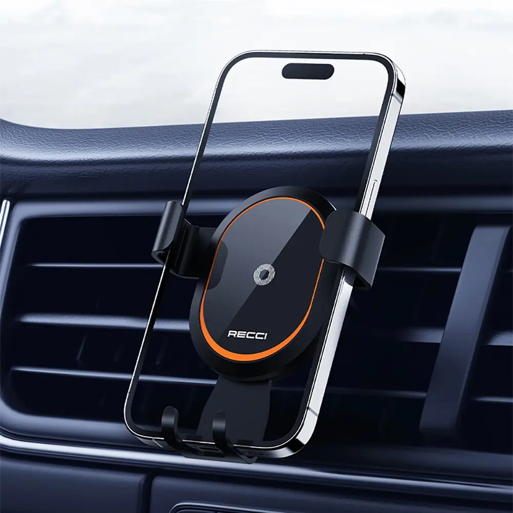 Recci RHO-C26 360° Dönebilen Havalandırma Tipi Araç Telefon Tutucu