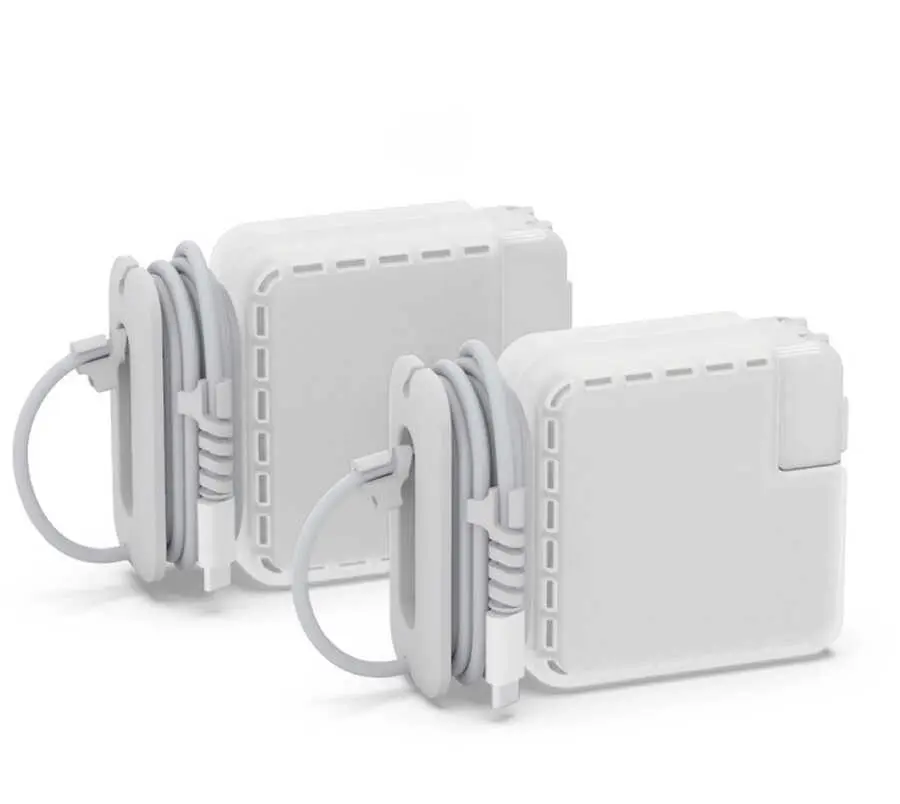 Wiwu 61W Power Adaptör Kılıfı, Kablo Sarma Aparatlı - Beyaz